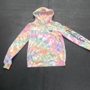 Tie-dyed Hollister hoodie